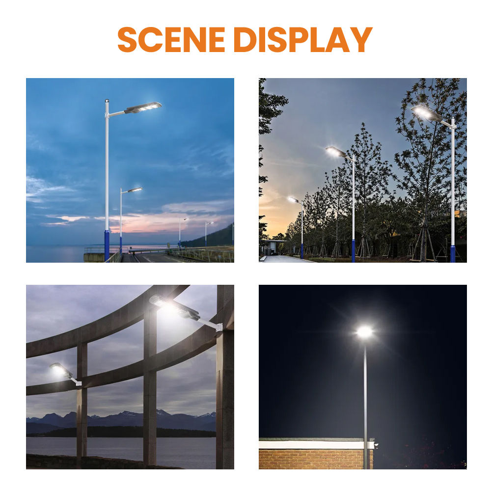 30-120W IP65 Integrated Intelligent All In One Solar Led Street Light Outdoor 90W Lighting Solar Street Light (7)